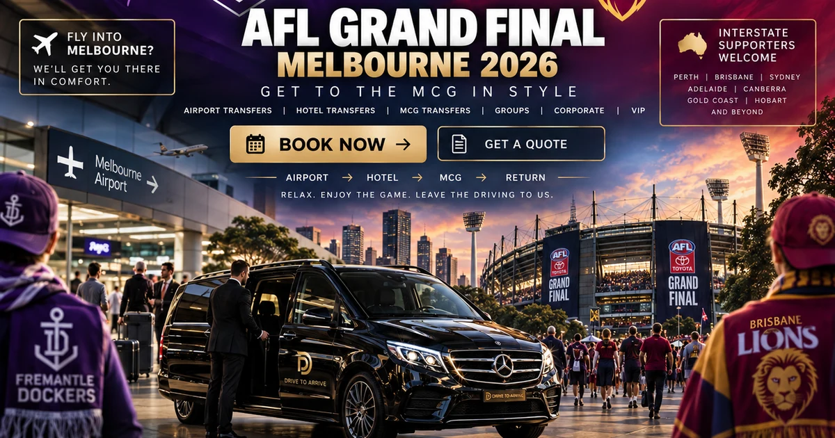 AFL Grand Final Weekend in Melbourne: Airport, Hotel and MCG Transfer Planning