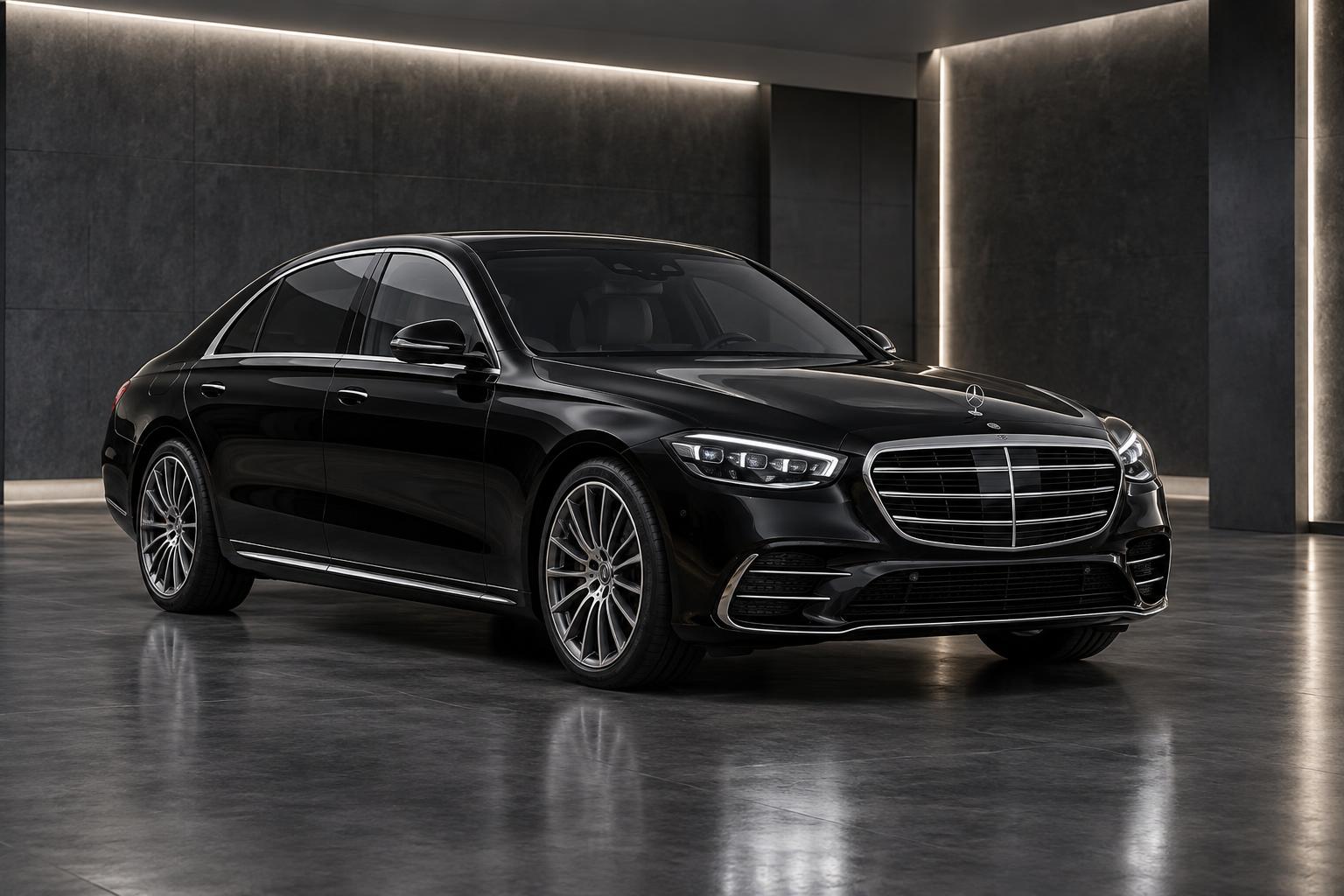 Black 2026 Mercedes-Benz S-Class